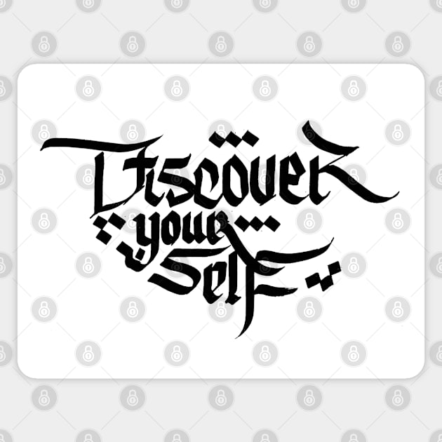 Discover Yourself Sticker by guillaumelaserson